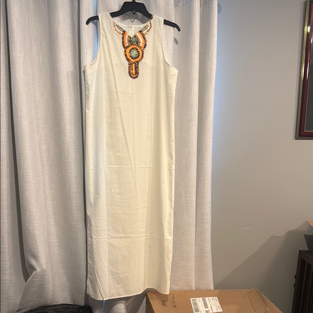 White Halter Sheath Midi Dress for Cocktail